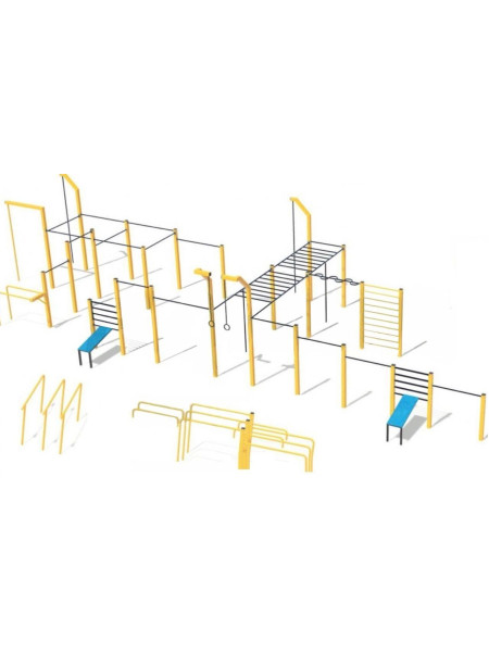 Спортивний майданчик для школи Workout №10